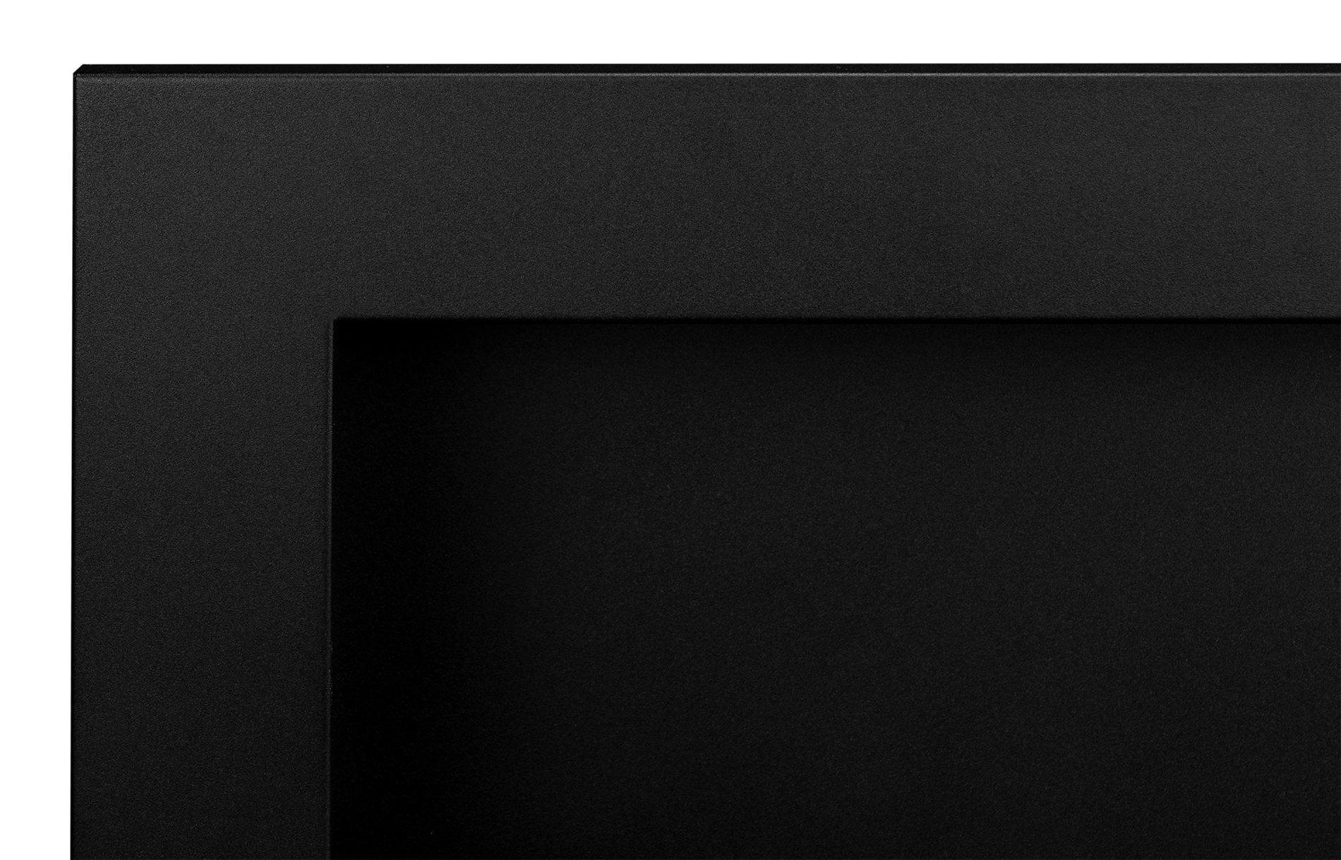 2209 Bio-Kamin 650x400 Slim Schwarz mit Glas