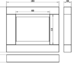 2297 Bioethanol-Portalkamin ASNE – Weiss Matt