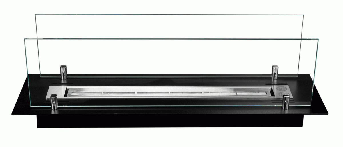 2356 EINBAU-EINSATZ 65CM SCHWARZ MIT GLÄSERN
