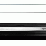 2356 Bioethanol-Einbaukamin 65 cm – Schwarz mit Glasscheiben