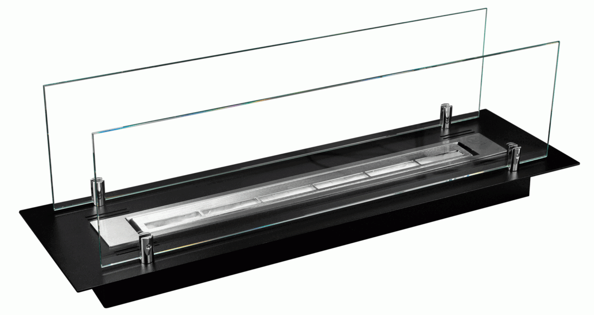 2357 EINBAU-EINSATZ 65CM SCHWARZ MIT GLÄSERN