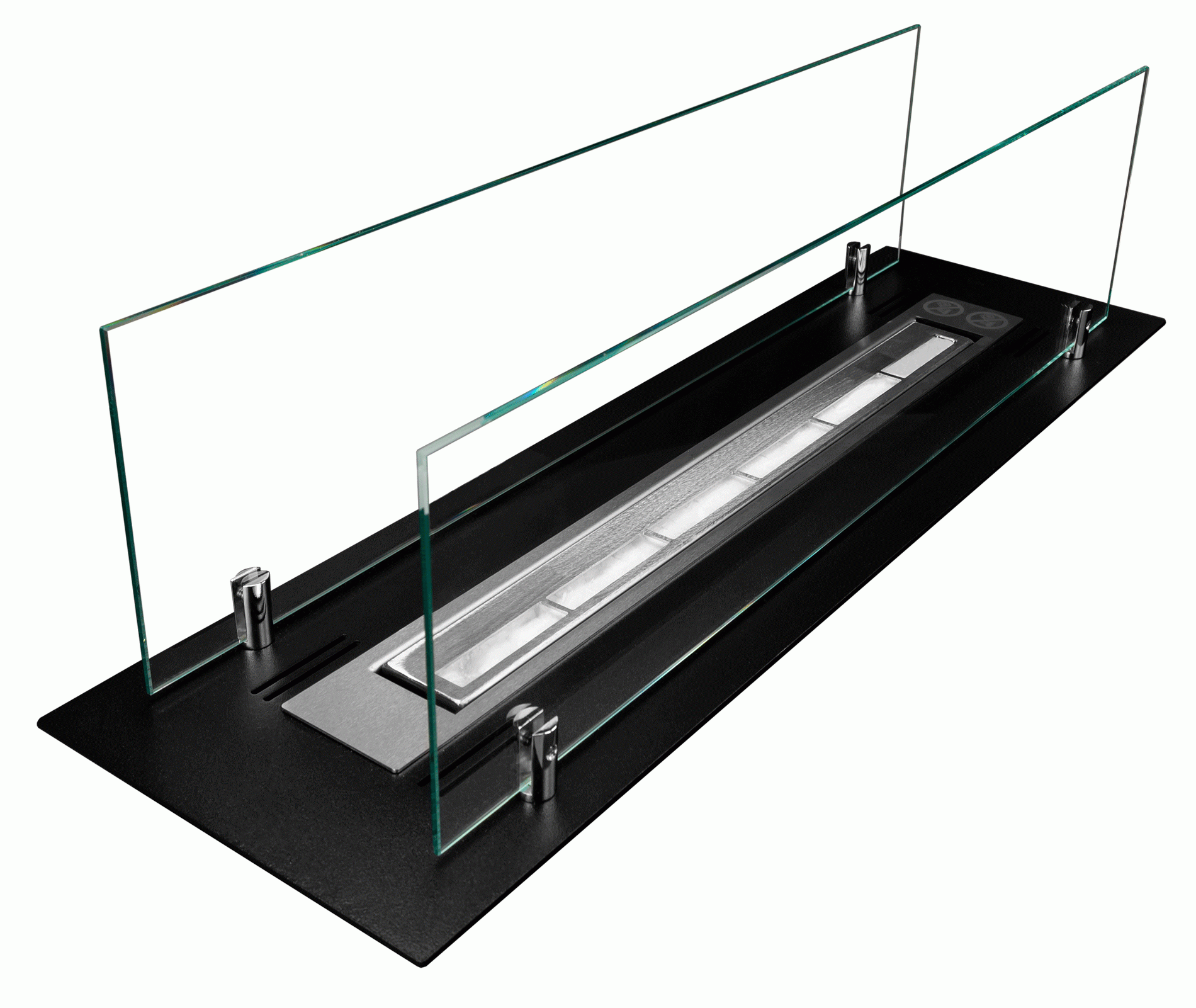 2359 EINBAU-EINSATZ 65CM SCHWARZ MIT GLÄSERN