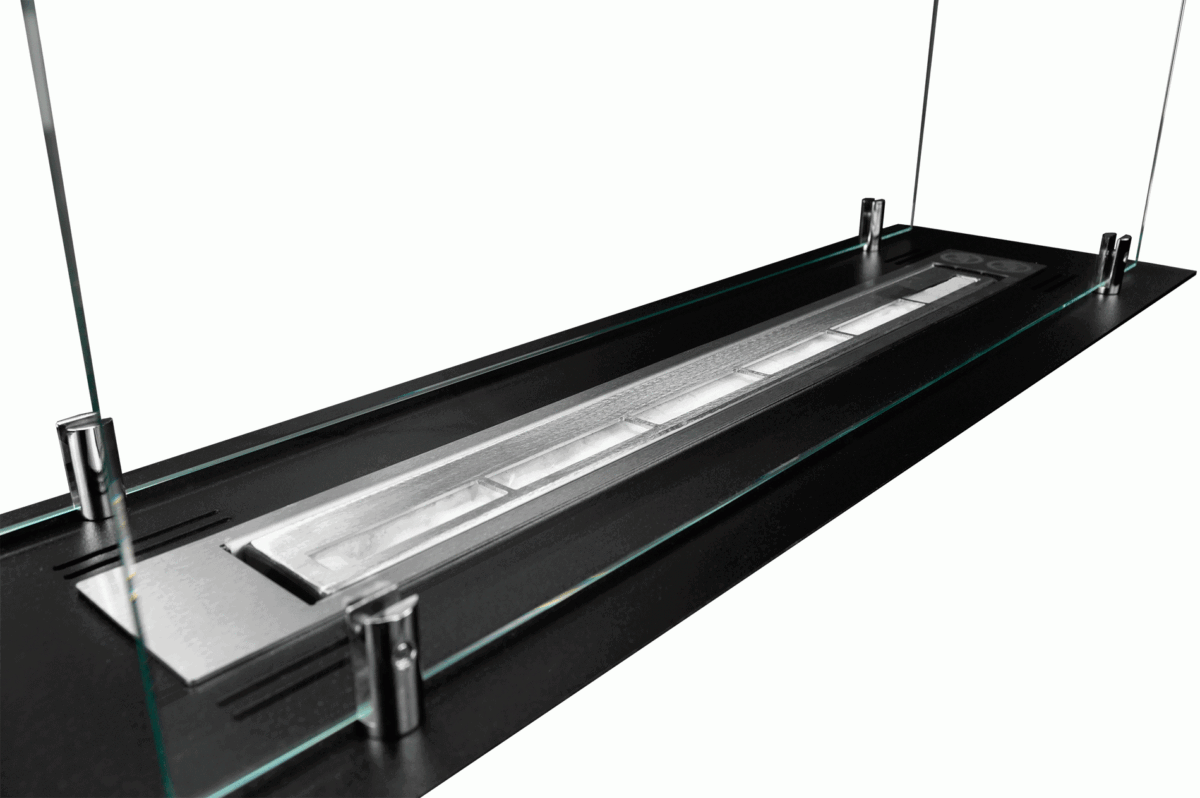 2362 EINBAU-EINSATZ 65CM SCHWARZ MIT GLÄSERN