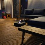 2563 Bioethanol-Standkamin SUNSET GARDEN – Schwarz