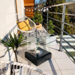 2566 Bioethanol-Standkamin SUNSET GARDEN – Schwarz