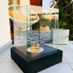 2567 Bioethanol-Standkamin SUNSET GARDEN – Schwarz
