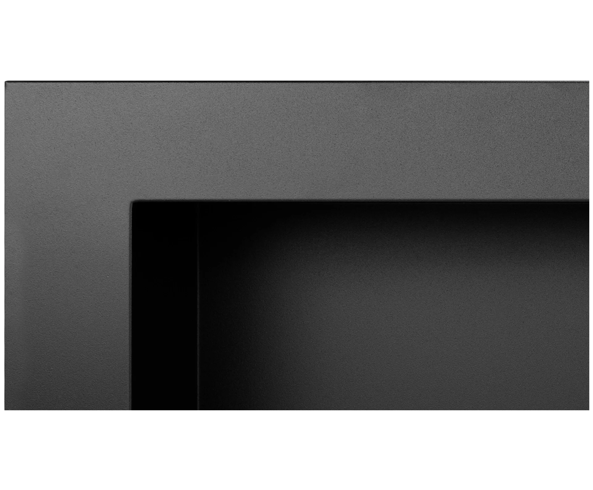2824 Bio-Kamin 900x400 Schwarz Strukturell