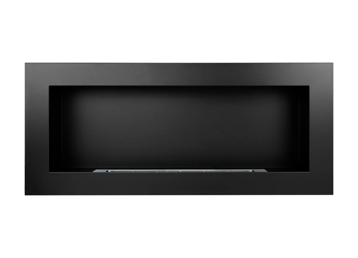 2825 Bio-Kamin 900x400 Schwarz Strukturell