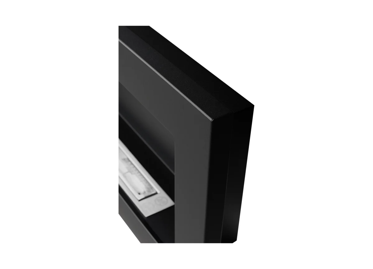 2827 Bio-Kamin 900x400 Schwarz Strukturell