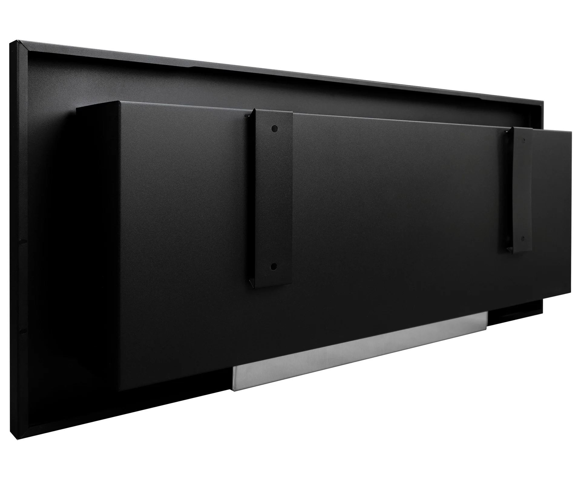 2831 Bio-Kamin 900x400 Schwarz Strukturell