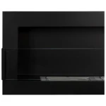 Bioethanol-Wandkamin 1200 × 400 – mit Glasscheibe