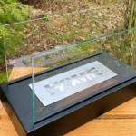 Bioethanol-Standkamin HOME – Schwarz Strukturmatt