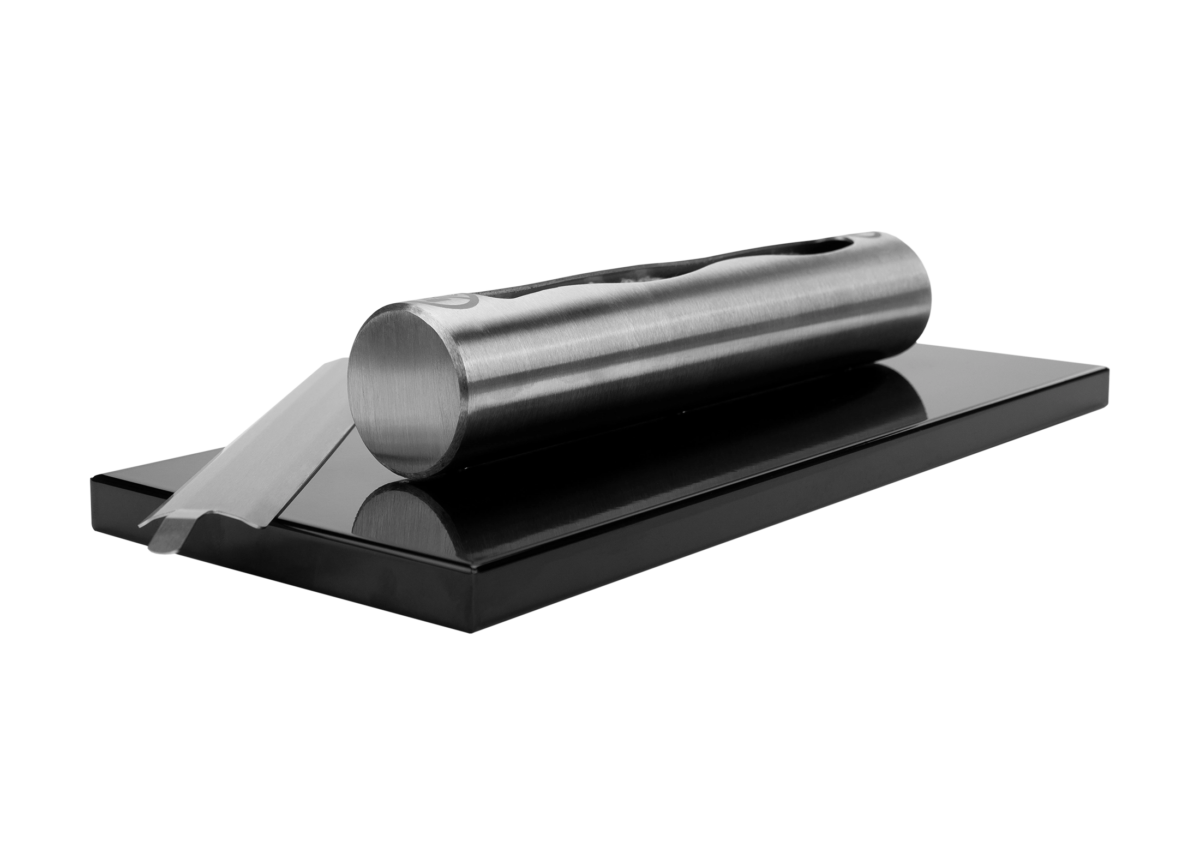 3305 Biokamin Edelstahl Schwarz Hochglanz