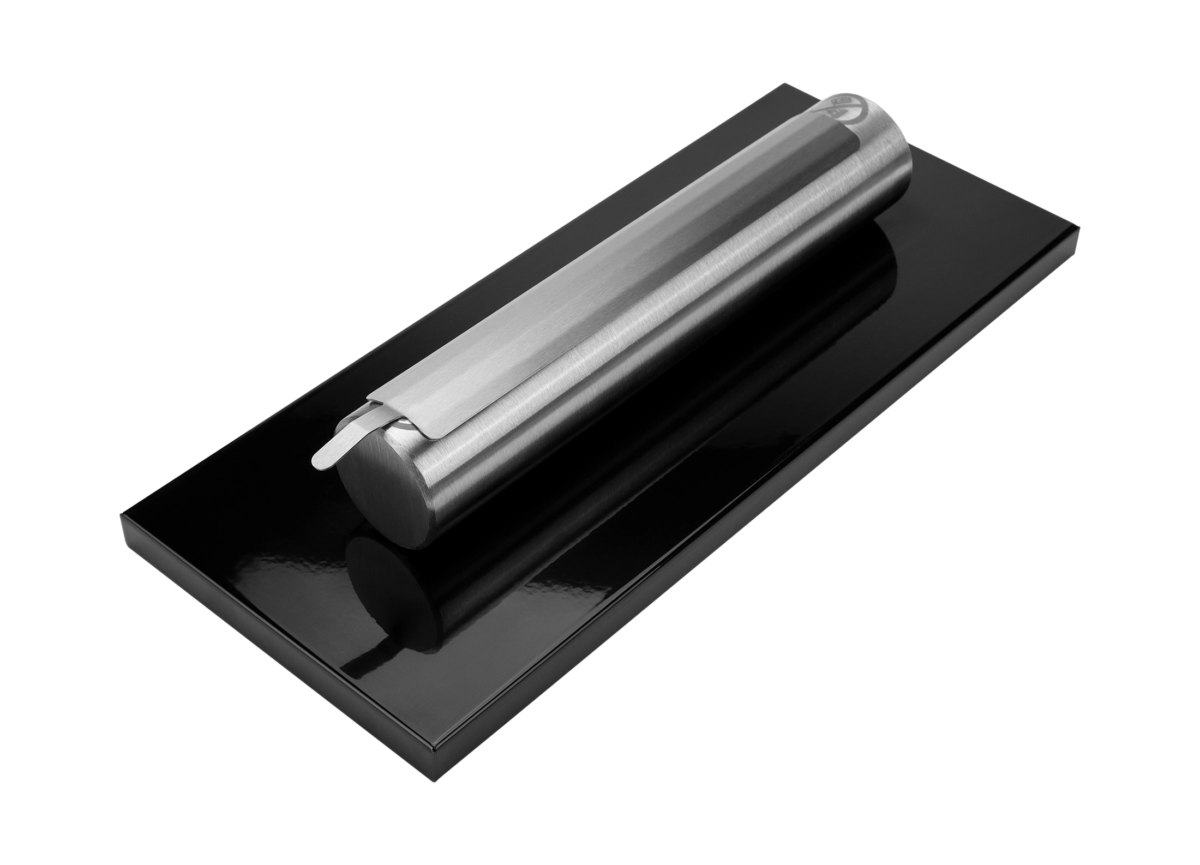 3306 Biokamin Edelstahl Schwarz Hochglanz