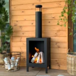 3347 Bioethanol-Standkamin KOZEN – Schwarz Matt