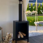 3352 Bioethanol-Standkamin KOZEN – Schwarz Matt