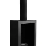 3435 Bioethanol-Standkamin KOZEN – Schwarz Matt