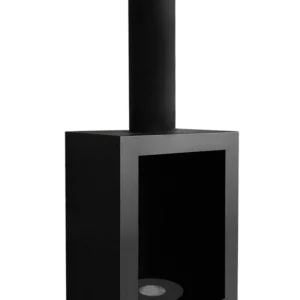 Bioethanol-Standkamin KOZEN – Schwarz Matt
