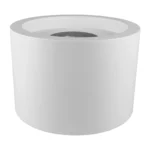 3459 Bioethanol-Standkamin MOON – Weiss Strukturmatt