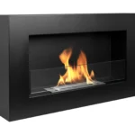Bioethanol-Wandkamin BOX 650 × 400 – mit Glasscheibe