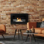 Bioethanol-Wandkamin BOX 650 × 400 – mit Glasscheibe