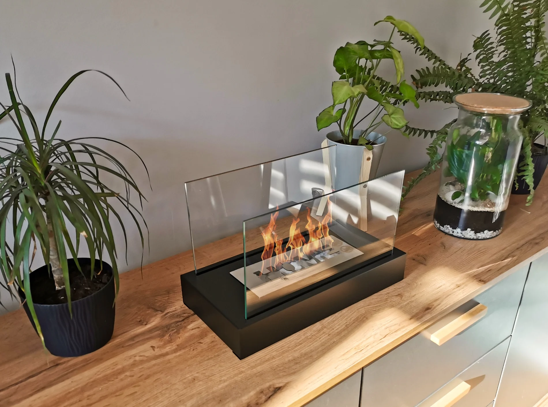 3569 Glas für den freistehenden Bio-Kamin Home