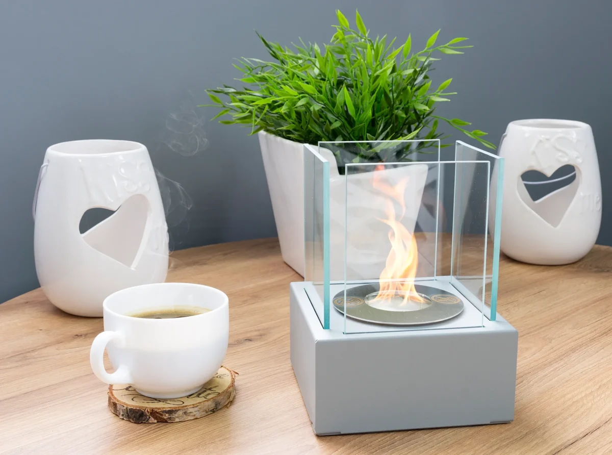 3596 Glas für den freistehenden Bioethanol-Kamin Smart