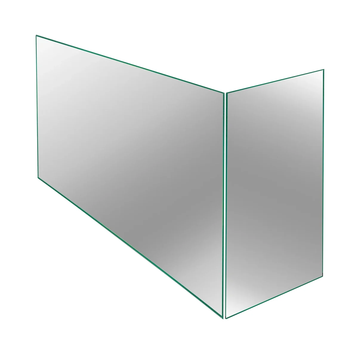 Glas für den BIO-EKO Eck-Biokamin