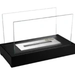 3660 Bioethanol-Standkamin GLOW – Schwarz Matt