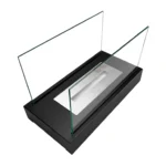 3662 Bioethanol-Standkamin GLOW – Schwarz Matt