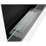 3763 Bioethanol-Wandkamin BOX 650 × 400 – mit Glasscheibe
