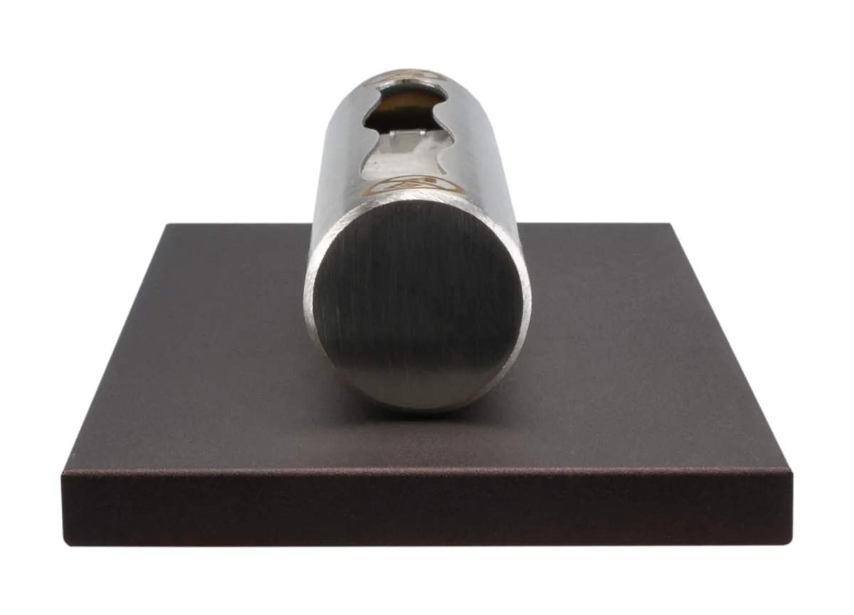 3795 Freistehender Bioethanol-Kamin Stainless matt braun