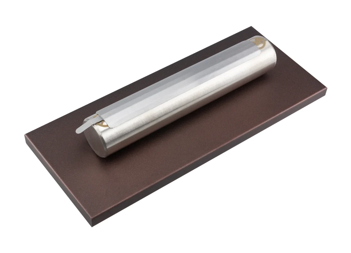 3797 Freistehender Bioethanol-Kamin Stainless matt braun