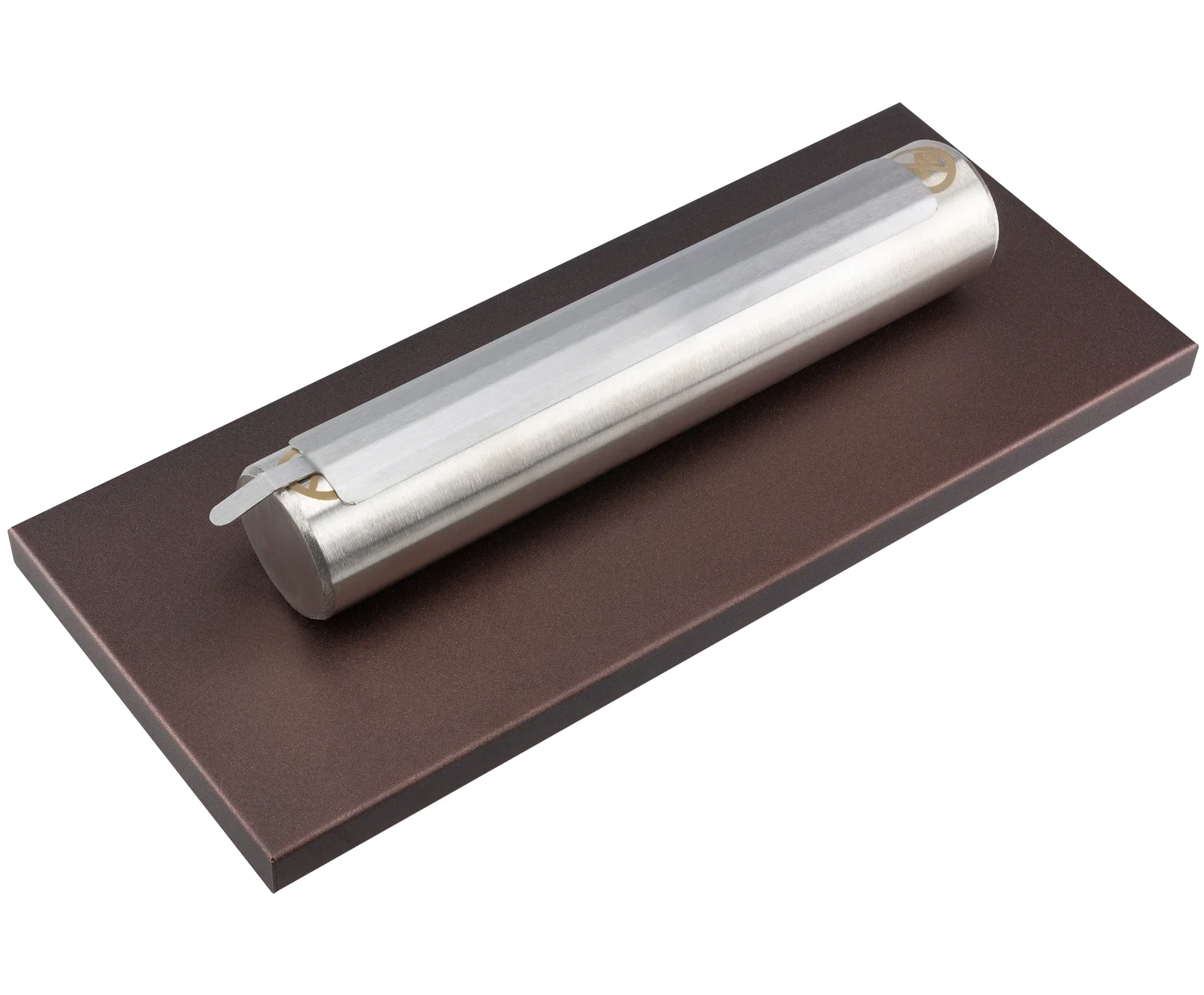 3797 Freistehender Bioethanol-Kamin Stainless matt braun