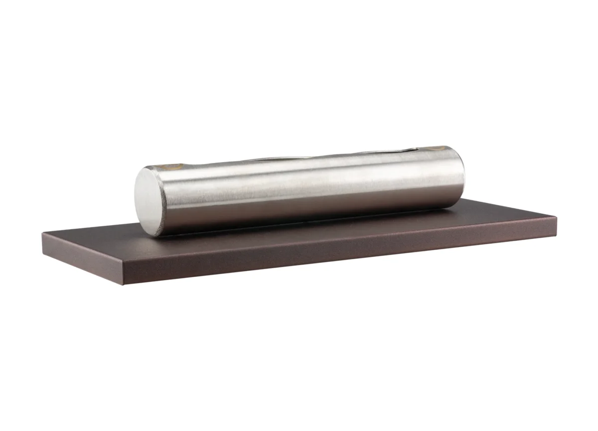 3798 Freistehender Bioethanol-Kamin Stainless matt braun