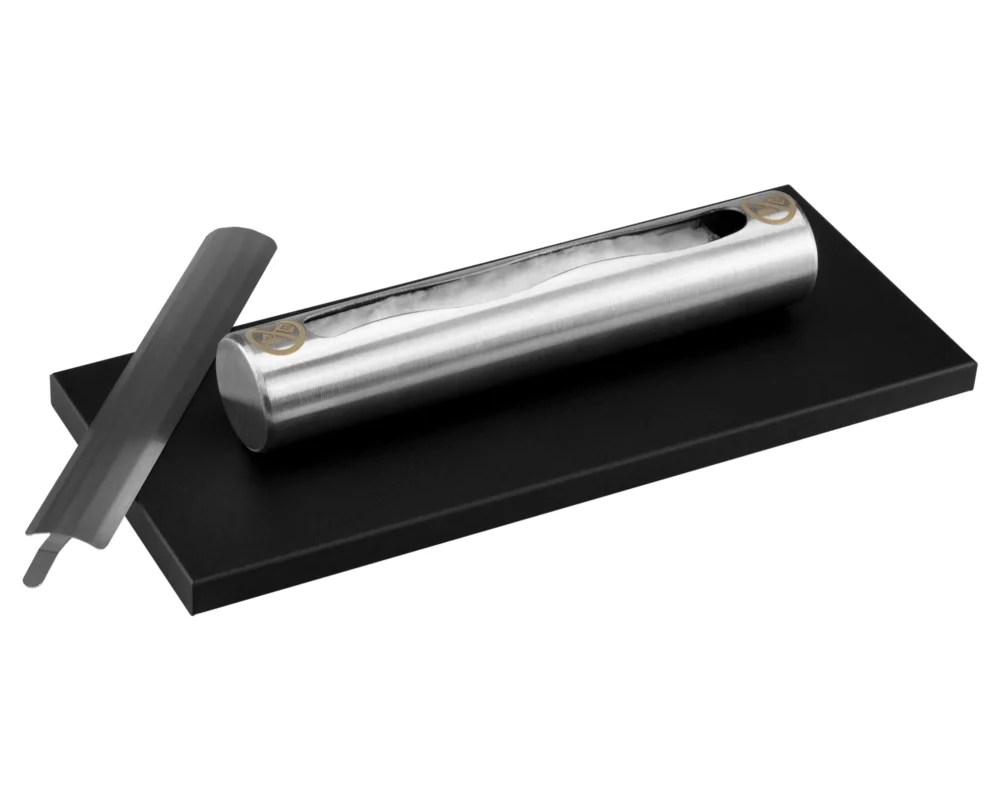 3864 Freistehender Bio-Kamin Stainless Schwarz Matt