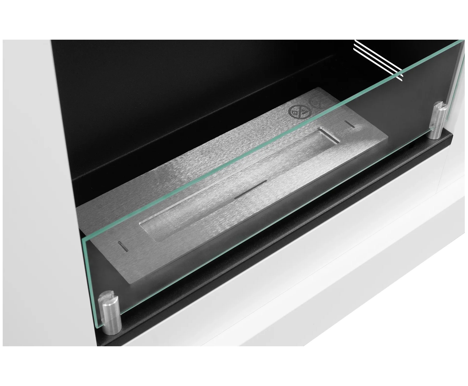 3934 Biokamin Portal Pula Mini mit Glas