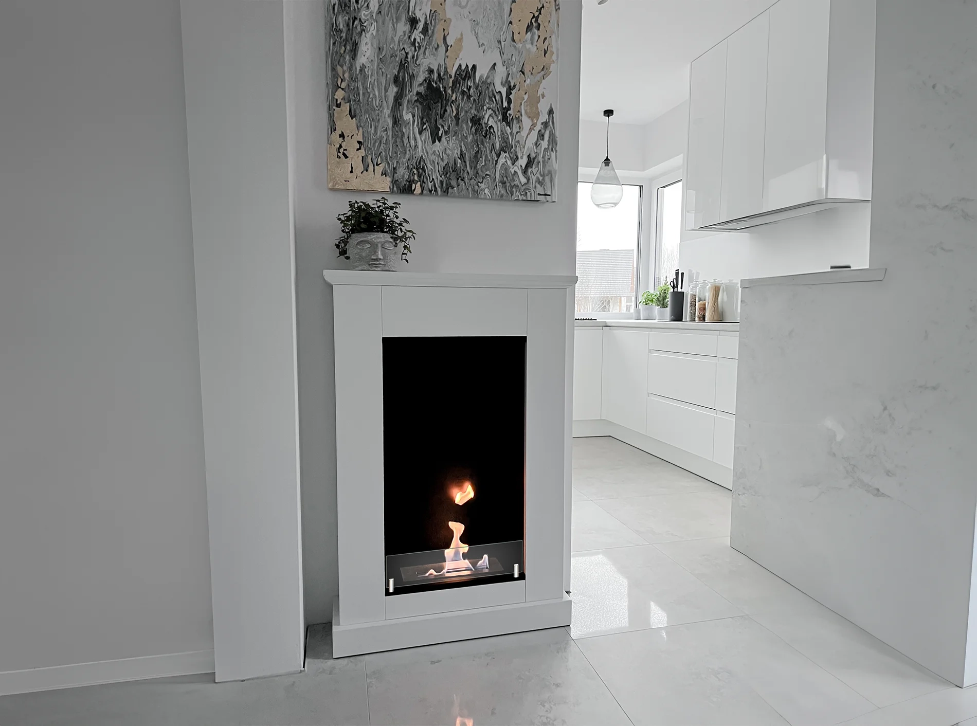 3935 Biokamin Portal Pula Mini mit Glas