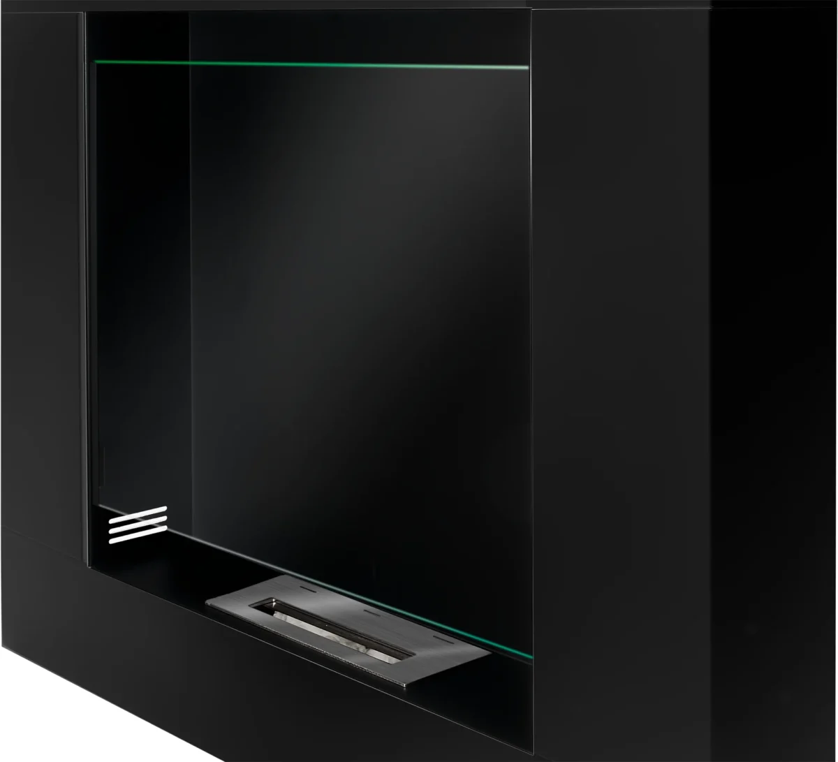 4112 Biokamin Portal Asne Schwarz Matt