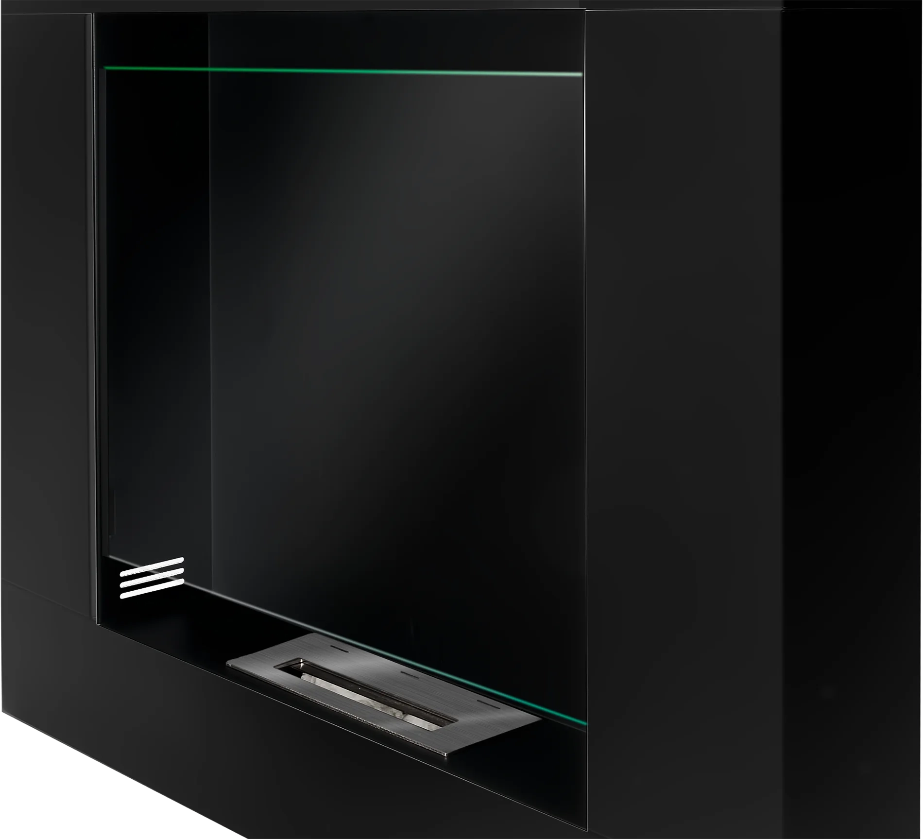 4112 Biokamin Portal Asne Schwarz Matt
