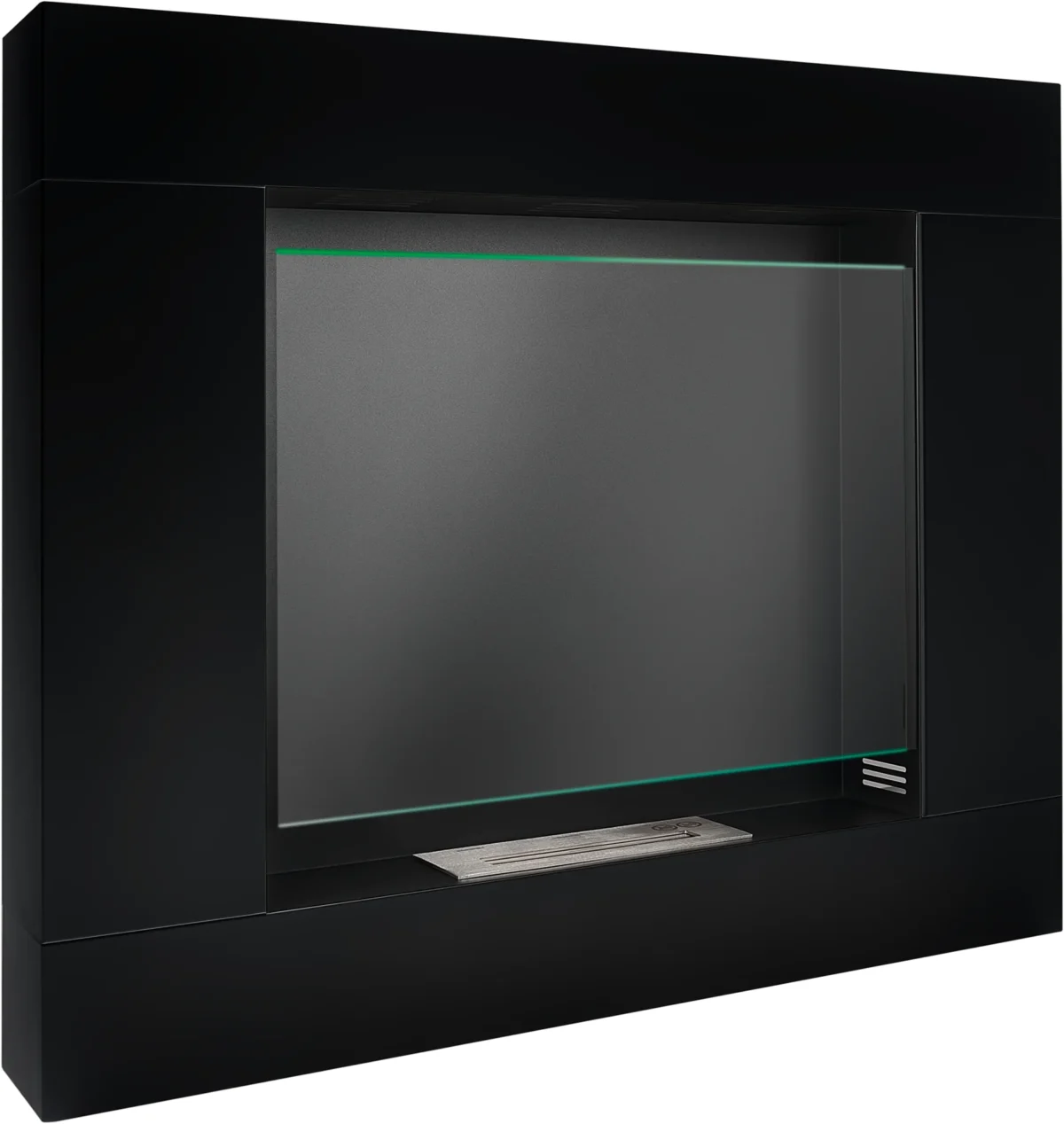 4113 Biokamin Portal Asne Schwarz Matt