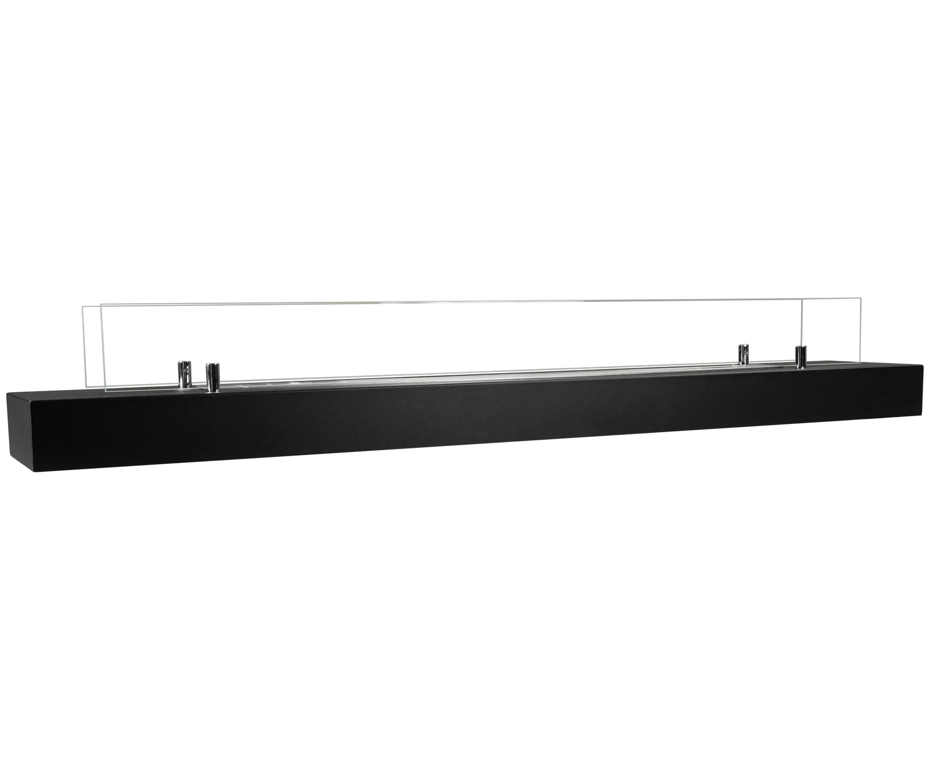 4123 Bio-Ethanol Kamin Einsatz mit Glas 1200mm