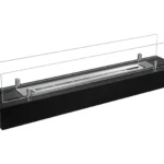 4129 Bio-Kamin Einsatz mit Glas 700mm