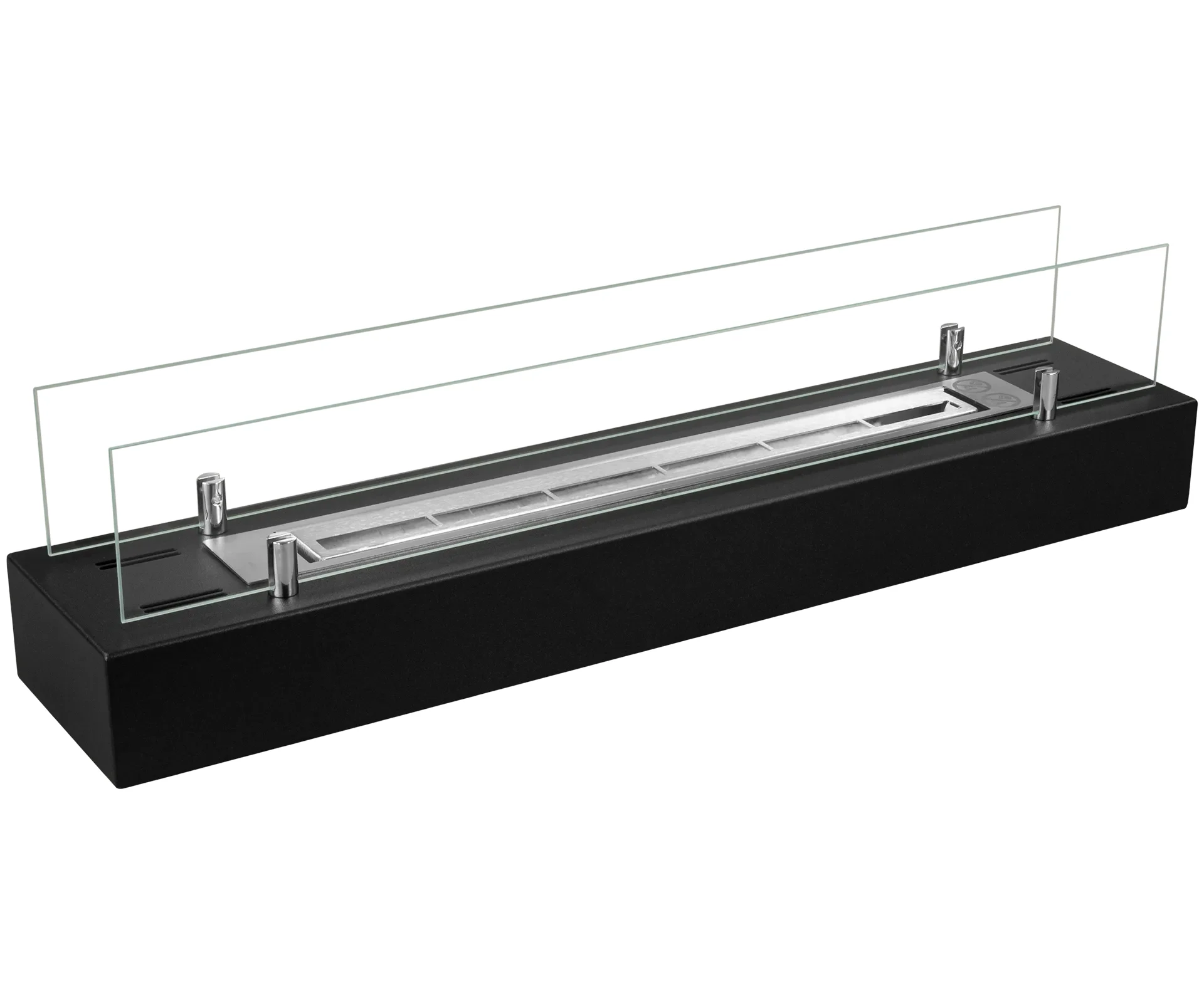 4129 Bio-Kamin Einsatz mit Glas 700mm