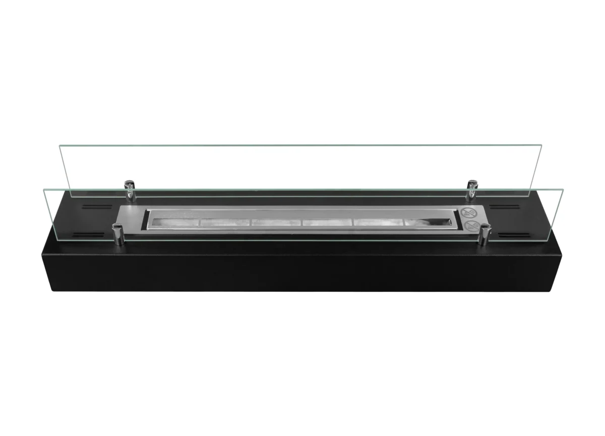 4131 Bio-Kamin Einsatz mit Glas 700mm