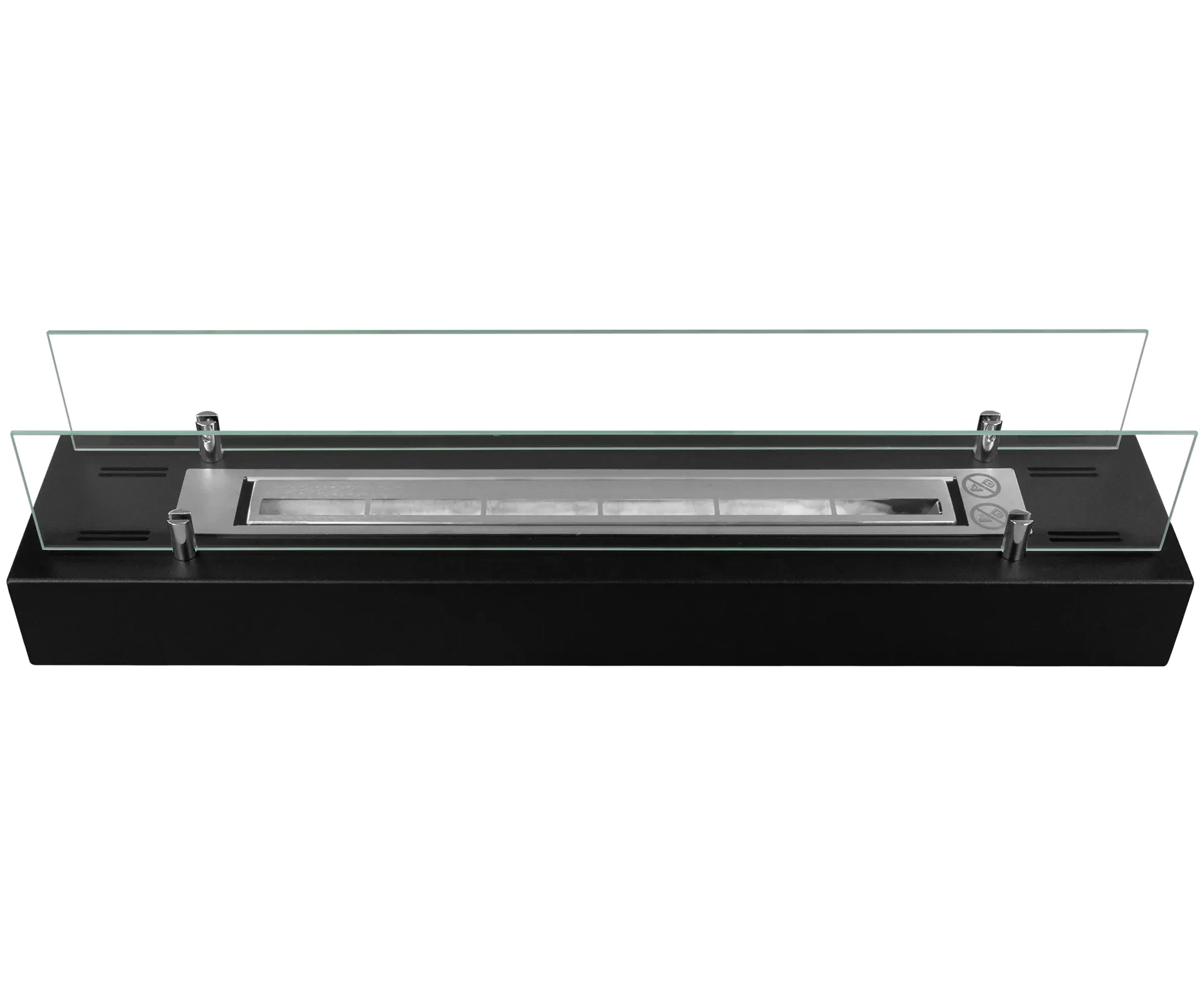 4131 Bio-Kamin Einsatz mit Glas 700mm