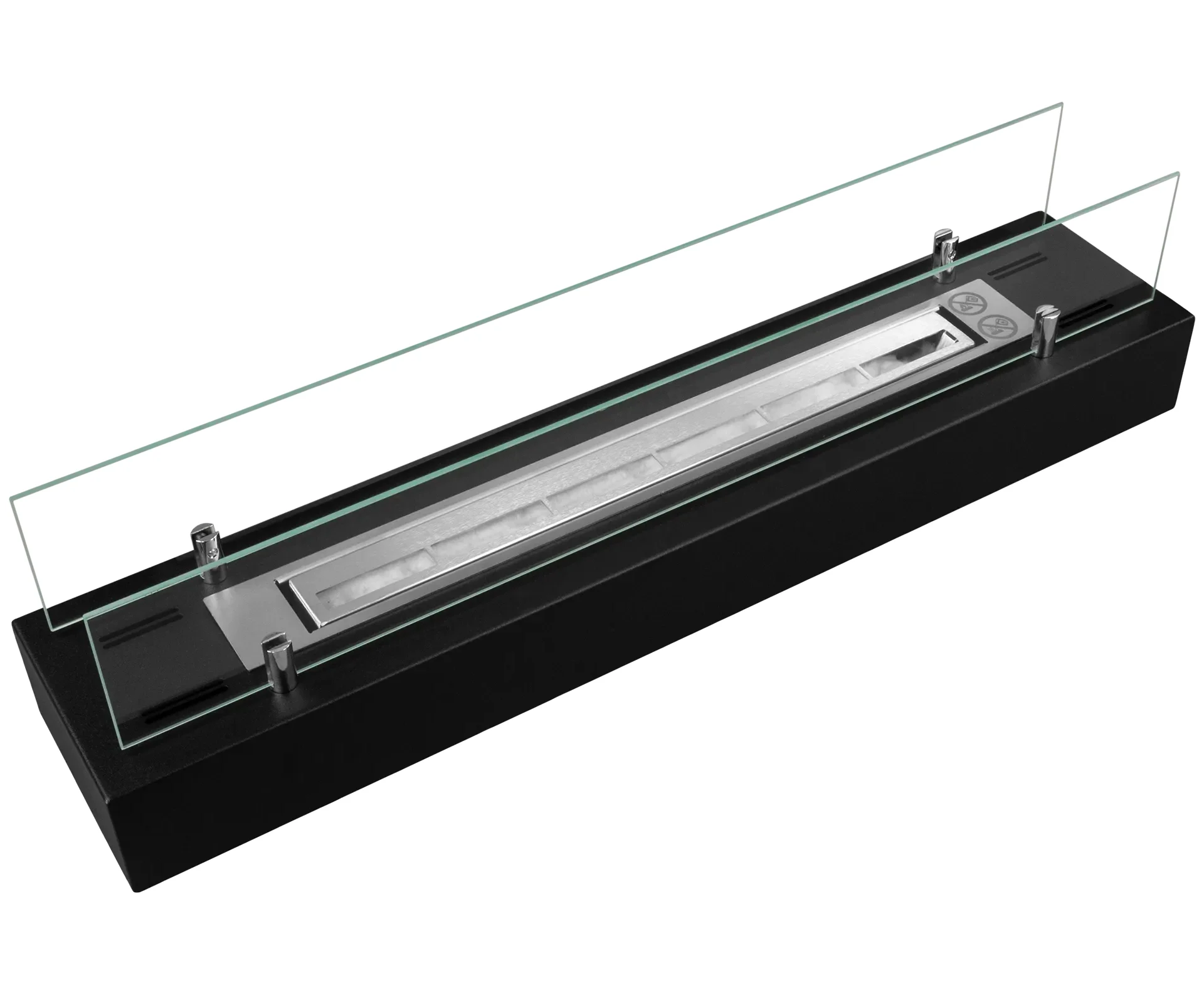 4132 Bio-Kamin Einsatz mit Glas 700mm