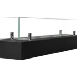 4134 Bio-Kamin Einsatz mit Glas 700mm