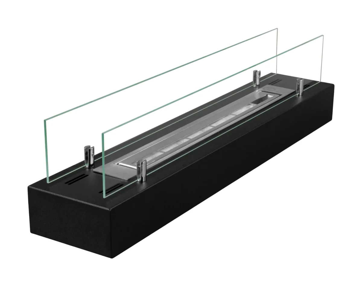 4135 Bio-Kamin Einsatz mit Glas 700mm