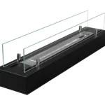 4135 Bio-Kamin Einsatz mit Glas 700mm